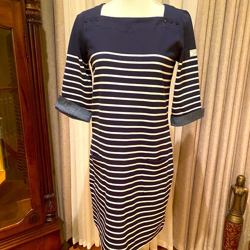 Joules Nautical Cotton Dress Size 6